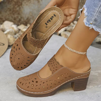 🔥Best Seller-Last Day Sale 60% OFF🔥Women's Breathable Cutout Mules - Lightweight Design for Summer Errands